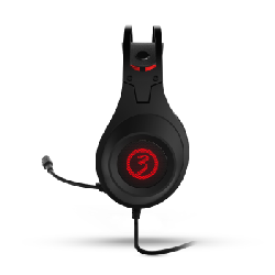 Ozone OZRAGEX60 écouteur/casque Avec fil Arceau Jouer Noir, Rouge