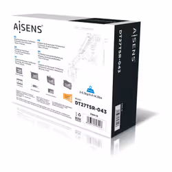 AISENS DT27TSR-043 support d'écran plat pour bureau 81,3 cm (32") Noir - Vue supplémentaire 6