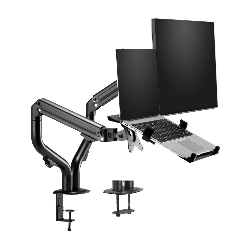 AISENS DTL32TSR-195 support d'écran plat pour bureau 81,3 cm (32") Noir