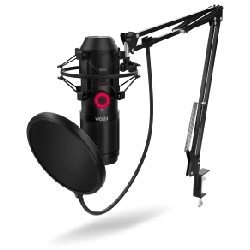 Krom Kapsule Noir Microphone de PC