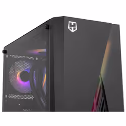 NOX Hummer Frost Midi Tower Noir - Vue supplémentaire 21
