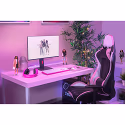 Krom 3 IN 1 GAMING COMBO clavier Souris incluse USB QWERTY Rose, Blanc - Vue supplémentaire 20