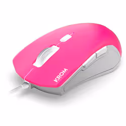 Krom 3 IN 1 GAMING COMBO clavier Souris incluse USB QWERTY Rose, Blanc - Vue supplémentaire 5