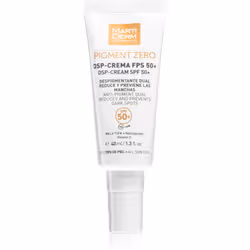 MARTIDERMPigment ZeroDSP Crema SPF 50+Tous types de peaux40mlDSP-Crème FPS 50+ réduit et prévient les taches et protège des rayons du soleil. DSP-Crème FPS 50+ réduit et prévient les taches solaires