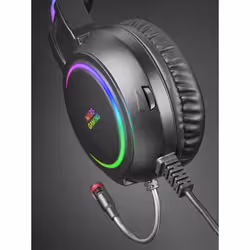 Mars Gaming MHRGB écouteur/casque Avec fil Arceau Jouer USB Type-A Noir - Vue supplémentaire 6
