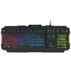Mars Gaming MCP118FR clavier Souris incluse USB AZERTY Français Noir