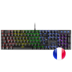 Mars Gaming MK422 clavier USB AZERTY Français Noir