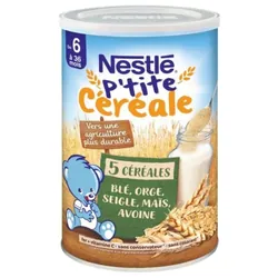 Nestlé P'tite Céréale Dès 6 Mois 5 Céréales 415 g