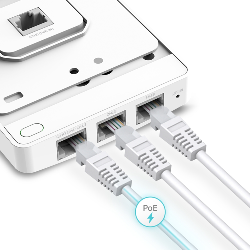 TP-Link EAP235-Wall 867 Mbit/s Blanc Connexion Ethernet, supportant l'alimentation via ce port (PoE) (EAP235-WALL)