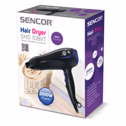 Sencor SHD 108VT sèche-cheveux 2000 W Noir - Vue supplémentaire 2