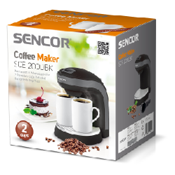 Sencor SCE 2000BK machine à café Manuel 0,3 L