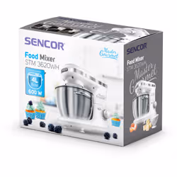 Sencor STM 3620WH robot de cuisine 600 W 4 L Acier inoxydable, Blanc - Vue supplémentaire 3