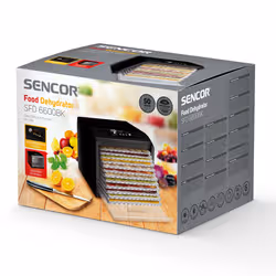 Sencor SFD 6600BK déshydrateur alimentaire Noir 500 W - Vue supplémentaire 21
