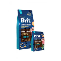 Brit Premium by Nature Sensitive Lamb 3 kg Adulte Agneau, Riz