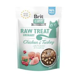 Brit RAW Treat Cat Urinary croquette pour chat 40 g Adulte Poulet, Airelle, Turquie