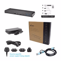 i-tec USB 3.0 / USB-C / Thunderbolt 3, 3x 4K Docking Station + Power Delivery 85W - Vue supplémentaire 7