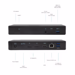 i-tec USB-C/Thunderbolt 3 Triple Display Docking Station + Power Delivery 85W - Vue supplémentaire 4