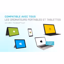i-tec USB-C/Thunderbolt 3 Triple Display Docking Station + Power Delivery 85W - Vue supplémentaire 8