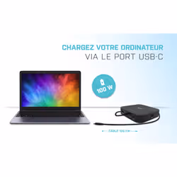 i-tec USB-C Dual Display Docking Station with Power Delivery 100 W + Universal Charger 100 W - Vue supplémentaire 6