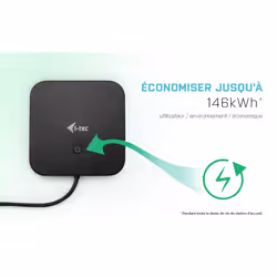 i-tec USB-C Dual Display Docking Station with Power Delivery 100 W + Universal Charger 100 W - Vue supplémentaire 7