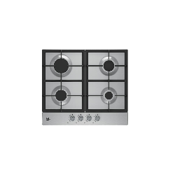 Beko HIAG 64225 SX plaque Acier inoxydable Intégré (placement) Gaz 4 zones
