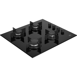 Beko HILG 64120 S plaque Noir Intégré (placement) Gaz 4 zones