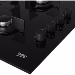 Beko HILG 64120 S plaque Noir Intégré (placement) Gaz 4 zones - Vue supplémentaire 4