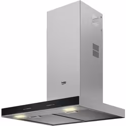 Beko BHCB66641BBHS hotte Montée au mur Noir, Acier inoxydable 710 m³/h - Vue supplémentaire 2