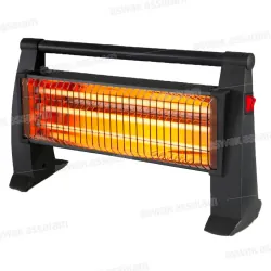 Luxell LX-2820 appareil de chauffage Intérieure Noir 1800 W Chauffage d'appoint électrique à quartz