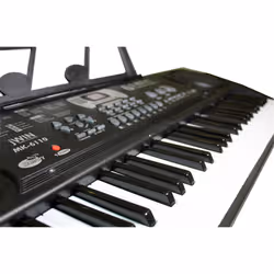 jWIN MK-6110 synthétiseur Synthétiseur digital 61 Noir - Vue supplémentaire 2