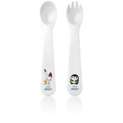 Philips AVENT Cuillère et fourchette 12 mois et + SCF712/00