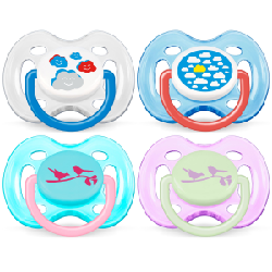 Philips AVENT SCF172/68 tétine pour bébé Tétine pour bébé classique Silicone Multicolore