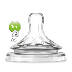 Avent – SCF652/27 – Tétine Natural 1 mois et + (Débit lent)
