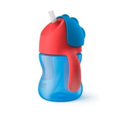 Avent Tasse à Paille avec Anses 200 ml 9 Mois et + - Couleur : Bleu
