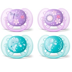 Philips AVENT SCF220/23 tétine pour bébé Sucette ultra souple Orthodontique Multicolore