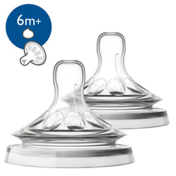 Avent Natural 2 Tétines pour Liquides Épaissis 6 Mois et +