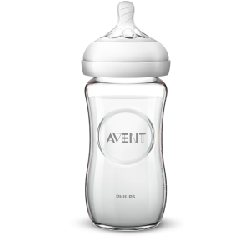 Philips AVENT Biberon en verre Natural, 1 biberon 240 ml