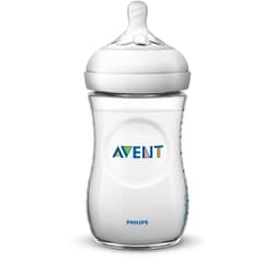 Avent Natural Biberon 260 ml 1 Mois et + - Couleur : Transparent
