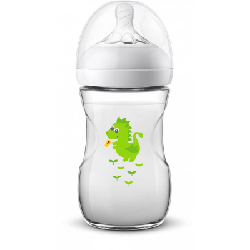 AVENT NATURAL BIBERON DEBIT LENT DES 1 MOIS Dragon 260ML