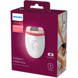 Philips Satinelle Essential BRE235/00 épilateur Rose, Blanc - Vue supplémentaire 2