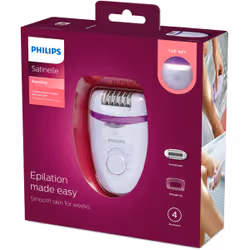 Philips Satinelle Essential Épilateur compact sur secteur, lumière intégrée pour les jambes - Vue supplémentaire 2