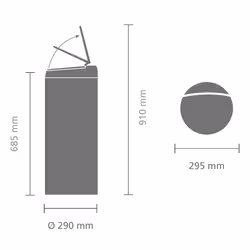 Brabantia FlipBin 30L - Vue supplémentaire 4