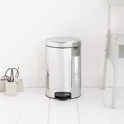 Brabantia 113581 poubelle 12 L Rond Acier inoxydable - Vue supplémentaire 2