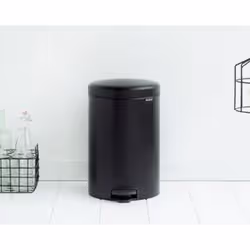 Brabantia 114106 poubelle 20 L Rond Noir - Vue supplémentaire 2