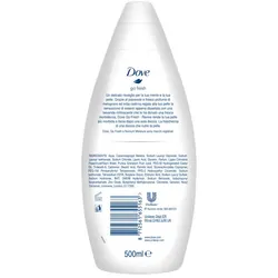 Dove Go Fresh - Pomegranate and Verbena 500 ml Gel douche Unisexe Corps Grenadier, Verveine