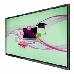 Philips 75BDL4052E/02 affichage de messages Écran plat de signalisation numérique 190,5 cm (75") LCD Wifi 410 cd/m² 4K Ultra HD Noir Écran tactile Intégré dans le processeur Android 11 18/7 - Vue supplémentaire 4