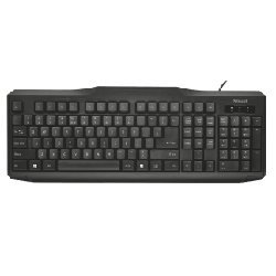 Trust ClassicLine Keyboard FR clavier USB QWERTY Noir