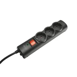 Trust 21057 protection surtension Noir 3 sortie(s) CA 1,8 m