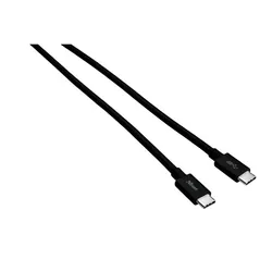 Trust 1m, 2xUSB3.1-C câble USB USB 3.2 Gen 1 (3.1 Gen 1) USB C Noir