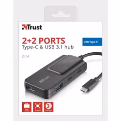 Trust Oila USB 3.2 Gen 1 (3.1 Gen 1) Type-C 5000 Mbit/s Noir - Vue supplémentaire 2